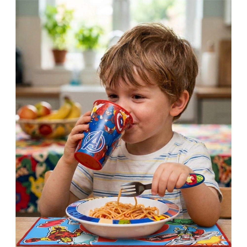 BICCHIERE AVENGERS MARVEL IN PLASTICA SEMIRIGIDA RIUTILIZZABILE 260 ML BPA FREE - ST80107