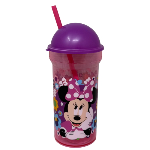 BICCHIERE CON CANNUCCIA MINNIE DISNEY 460 ML BPA FREE CON COPERCHIO - ST81288
