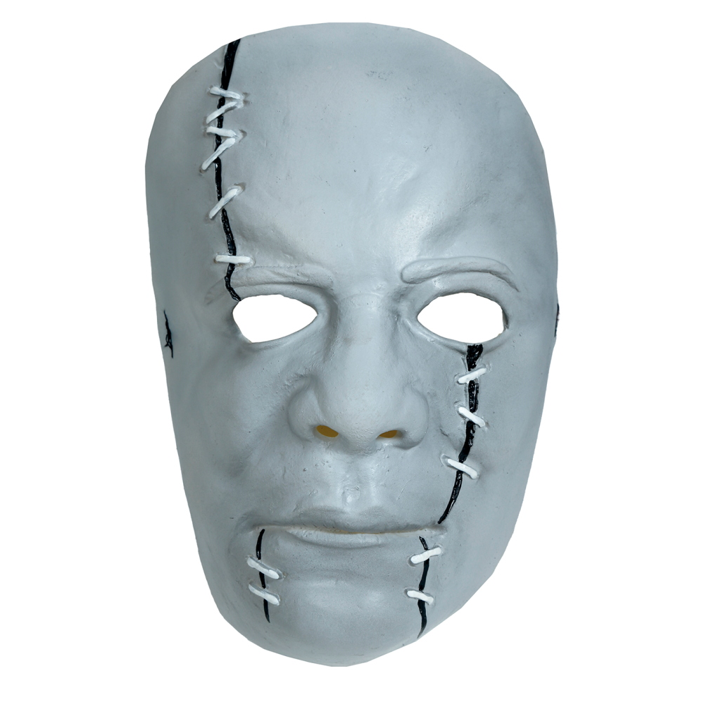 MASCHERA ASSASSINO IN LATTICE CON CICATRICI ACCESSORIO TRAVESTIMENTO HALLOWEEN COSPLAY - 20544