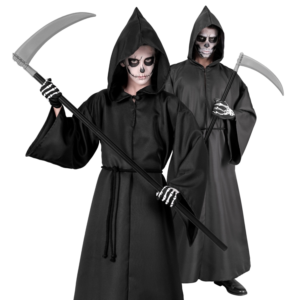 FALCE 102 CM ABBATIBILE ACCESSORI HALLOWEEN CARNEVALE - 12045