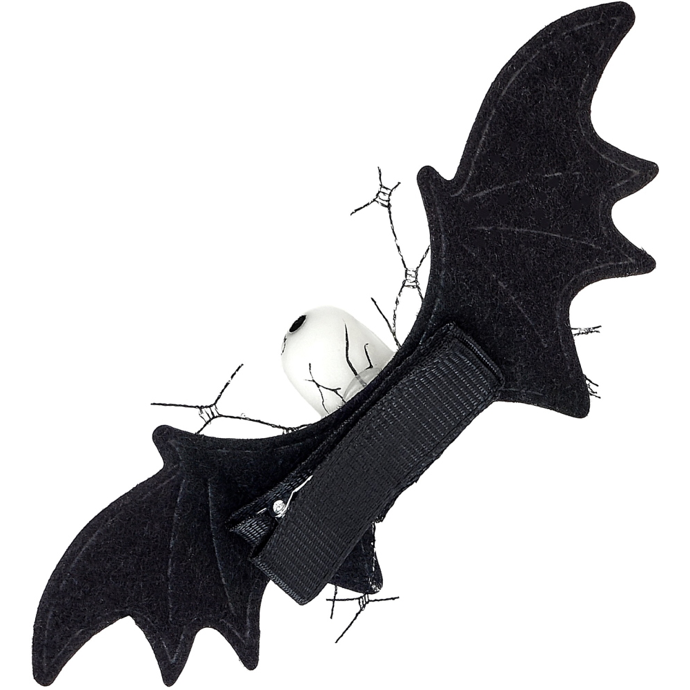 FERMACAPELLI TESCHIO PIPISTRELLO ACCESSORI PER TRAVESTIMENTO CARNEVALE HALLOWEEN - 65013