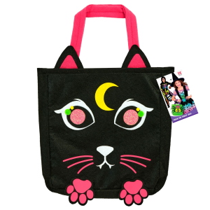 CESTINO DOLCETTO O SCHERZETTO GATTO BORSETTA ACCESSORI HALLOWEEN CARNEVALE - 86875