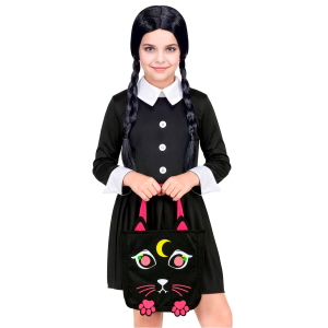 CESTINO DOLCETTO O SCHERZETTO GATTO BORSETTA ACCESSORI HALLOWEEN CARNEVALE - 86875