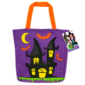 CESTINO DOLCETTO O SCHERZETTO CASA SPIRITATA BORSETTA ACCESSORI HALLOWEEN CARNEVALE - 86876
