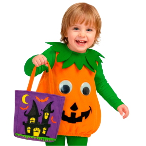 CESTINO DOLCETTO O SCHERZETTO CASA SPIRITATA BORSETTA ACCESSORI HALLOWEEN CARNEVALE - 86876