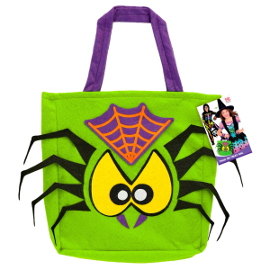 CESTINO DOLCETTO O SCHERZETTO RAGNO BORSETTA ACCESSORI HALLOWEEN CARNEVALE - 86877