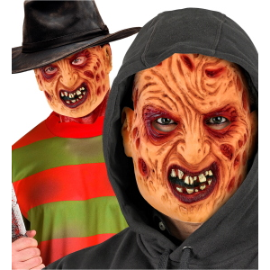MASCHERA FREDDY IN LATTICE ACCESSORI PER ABITO VESTITO TRAVESTIMENTO CARNEVALE - 28559