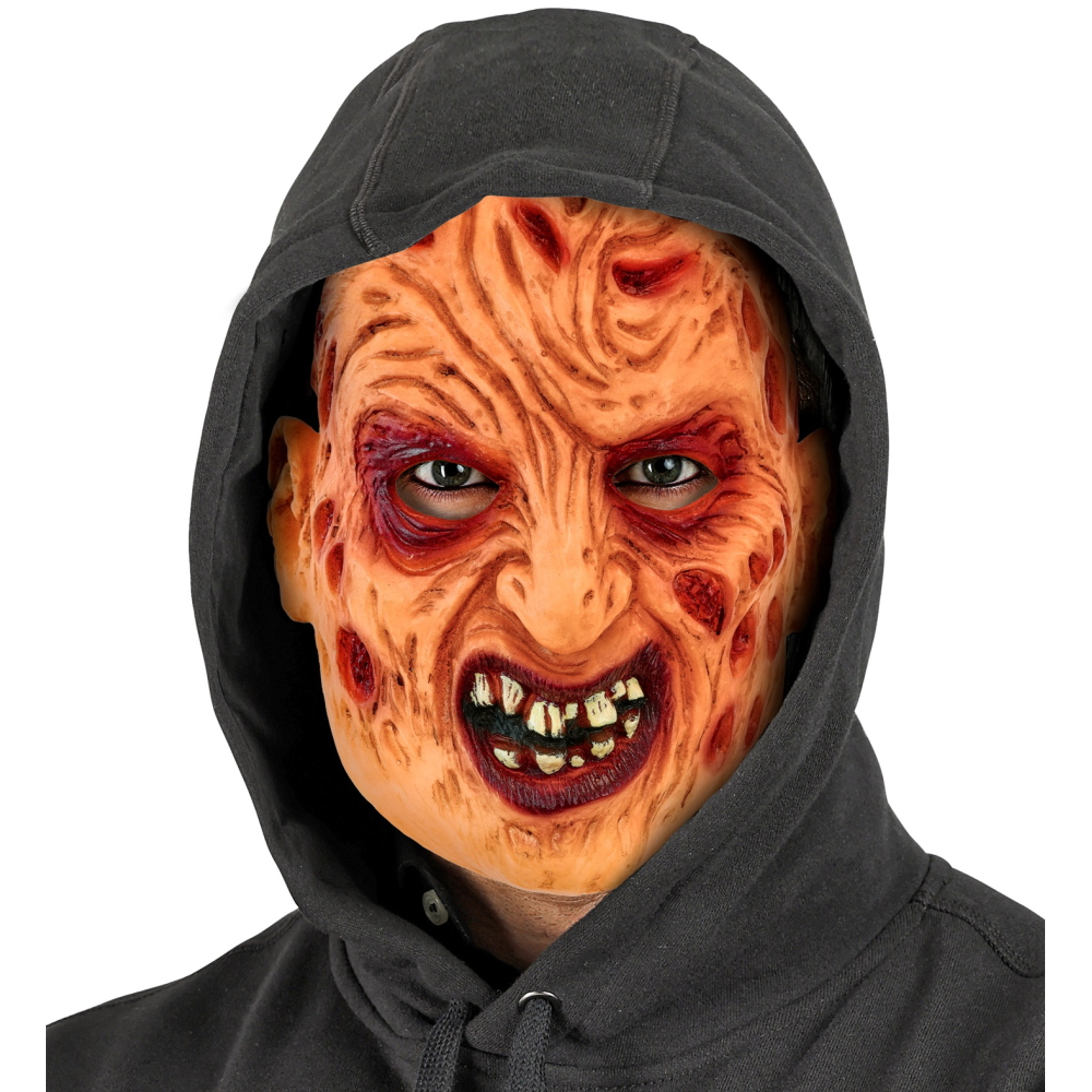 MASCHERA FREDDY IN LATTICE ACCESSORI PER ABITO VESTITO TRAVESTIMENTO CARNEVALE - 28559