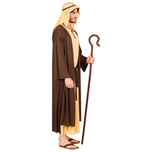 COSTUME GIUSEPPE TUNICA E COPRICAPO TRAVESTIMENTO UOMO RECITA NATALE CARNEVALE COSPLAY - 0294