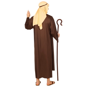 COSTUME GIUSEPPE TUNICA E COPRICAPO TRAVESTIMENTO UOMO RECITA NATALE CARNEVALE COSPLAY - 0294