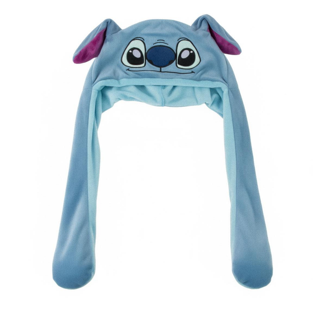 BERRETTO INVERNALE STITCH DISNEY CON APPLICAZIONI 3D CAPPELLO IN CALDO POLIESTERE - 0597