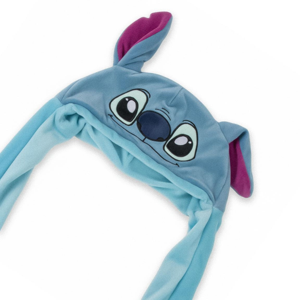 BERRETTO INVERNALE STITCH DISNEY CON APPLICAZIONI 3D CAPPELLO IN CALDO POLIESTERE - 0597